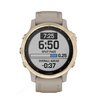 Часы Garmin Fenix 6S Pro Solar золотистый с песочным ремешком