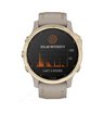 Часы Garmin Fenix 6S Pro Solar золотистый с песочным ремешком