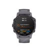 Часы Garmin Fenix 6S Pro Solar аметистовый с темно-серым ремешком