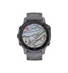 Часы Garmin Fenix 6S Pro Solar аметистовый с темно-серым ремешком
