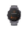 Часы Garmin Fenix 6S Pro Solar аметистовый с темно-серым ремешком