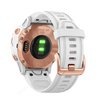 Часы Garmin Fenix 6S Pro розовое золото с белым ремешком