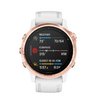 Часы Garmin Fenix 6S Pro розовое золото с белым ремешком