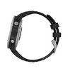 Часы Garmin Fenix 6 серебристые с черным ремешком