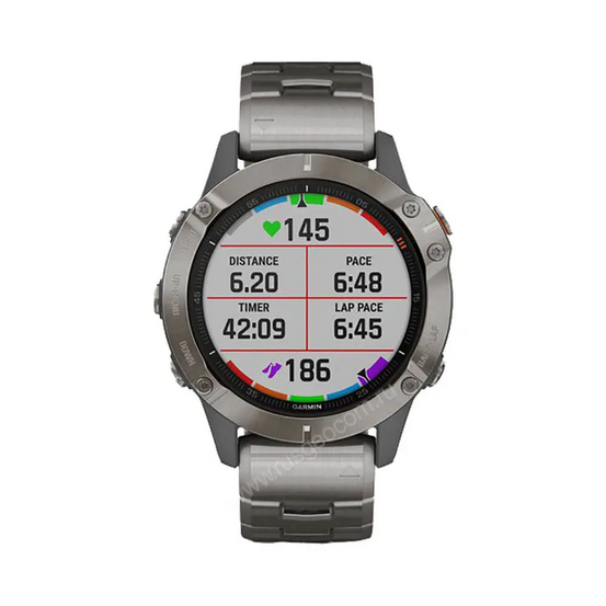 Часы Garmin Fenix 6 Sapphire титановый с титановым браслетом