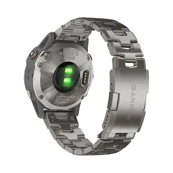 Часы Garmin Fenix 6 Sapphire титановый с титановым браслетом