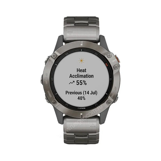 Часы Garmin Fenix 6 Sapphire титановый с титановым браслетом