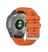 Часы Garmin Fenix 6 Sapphire титановый с оранжевым ремешком