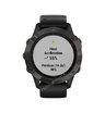 Часы Garmin Fenix 6 Sapphire серые с черным ремешком