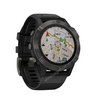 Часы Garmin Fenix 6 Sapphire серые с черным ремешком