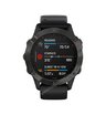 Часы Garmin Fenix 6 Sapphire серые с черным ремешком