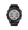 Часы Garmin Fenix 6 Sapphire серые с черным ремешком
