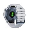 Часы Garmin Fenix 6 Pro Solar синий минерал с белым ремешком