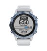 Часы Garmin Fenix 6 Pro Solar синий минерал с белым ремешком