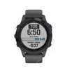 Часы Garmin Fenix 6 Pro Solar черные с серым ремешком