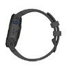 Часы Garmin Fenix 6 Pro Solar черные с серым ремешком