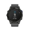 Часы Garmin Fenix 6 Pro Solar черные с серым ремешком
