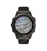 Часы Garmin Fenix 6 Pro Solar титановый DLC карбон с DLC титановым ремешком
