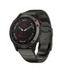 Часы Garmin Fenix 6 Pro Solar титановый DLC карбон с DLC титановым ремешком