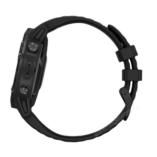 Часы Garmin Fenix 6 Pro черные с черным ремешком