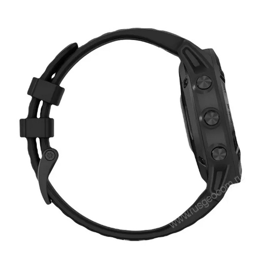 Часы Garmin Fenix 6 Pro черные с черным ремешком