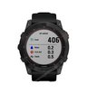 Часы Garmin Fenix 7X Solar серый с черным ремешком
