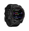 Часы Garmin Fenix 7X Solar серый с черным ремешком