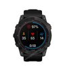 Часы Garmin Fenix 7X Solar серый с черным ремешком