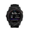 Часы Garmin Fenix 7X Solar серый с черным ремешком