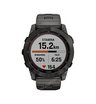 Часы Garmin Fenix 7X Sapphire Solar титановый угольно-серый DLC с угольно-серым титановым DLC браслетом