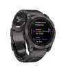 Часы Garmin Fenix 7X Sapphire Solar титановый угольно-серый DLC с угольно-серым титановым DLC браслетом