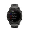 Часы Garmin Fenix 7X Sapphire Solar титановый угольно-серый DLC с угольно-серым титановым DLC браслетом