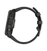 Часы Garmin Fenix 7X Sapphire Solar титановый угольно-серый DLC с силиконовым ремешком
