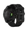 Часы Garmin Fenix 7X Sapphire Solar титановый угольно-серый DLC с силиконовым ремешком
