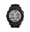 Часы Garmin Fenix 7X Sapphire Solar титановый черный DLC с силиконовым ремешком