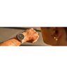 Часы Garmin Fenix 7S Solar цвета розовое золото с песочным силиконовым ремешком