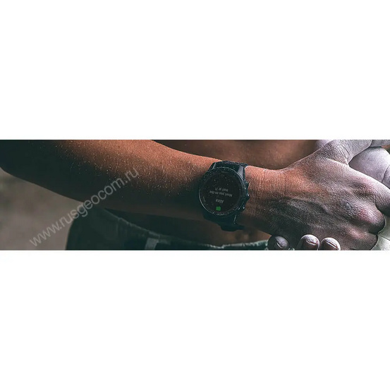 Часы Garmin Fenix 7S Solar цвета розовое золото с песочным силиконовым ремешком