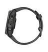 Часы Garmin Fenix 7S Sapphire Solar титановый угольно-серый DLC с силиконовым ремешком