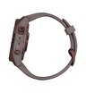 Часы Garmin Fenix 7S Sapphire Solar титановый темно-бронзовый с сланцево-серым силиконовым ремешком