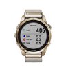 Часы Garmin Fenix 7S Sapphire Solar титановый кремовый с нейлоновым ремешком