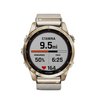 Часы Garmin Fenix 7S Sapphire Solar титановый кремовый с нейлоновым ремешком