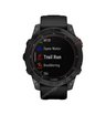 Часы Garmin Fenix 7 Solar серый с черным ремешком
