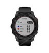 Часы Garmin Fenix 7 Solar серый с черным ремешком