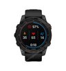 Часы Garmin Fenix 7 Solar серый с черным ремешком