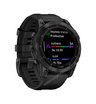 Часы Garmin Fenix 7 Solar серый с черным ремешком
