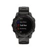 Часы Garmin Fenix 7 Sapphire Solar титановый угольно-серый DLC с угольно-серым титановым DLC браслетом