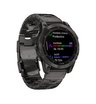 Часы Garmin Fenix 7 Sapphire Solar титановый угольно-серый DLC с угольно-серым титановым DLC браслетом