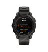 Часы Garmin Fenix 7 Sapphire Solar титановый угольно-серый DLC с угольно-серым титановым DLC браслетом