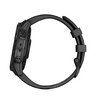 Часы Garmin Fenix 7 Sapphire Solar титановый черный DLC с черным ремешком