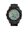 Часы Garmin Fenix 7 Sapphire Solar титановый черный DLC с черным ремешком